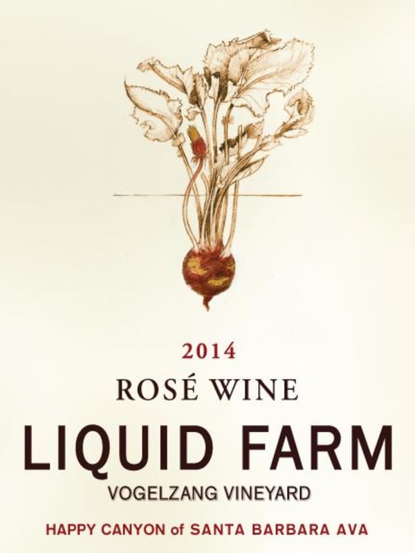 Liquid Farm Vogelzang Vineyard Rose of Mourvedre 2014 Front Label