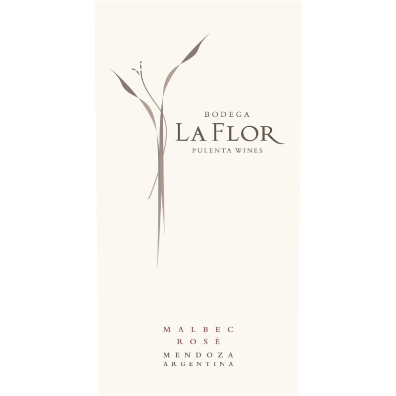 Pulenta La Flor Malbec 2014 Front Label