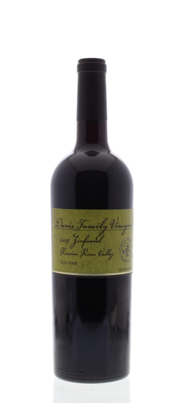 Davis Family Vineyards Old Vine Zinfandel 2013 Front Bottle Shot