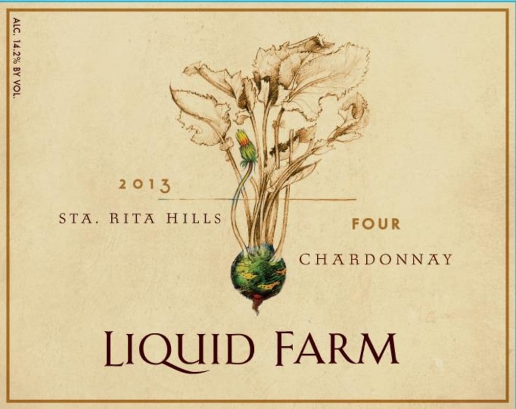 Liquid Farm FOUR Chardonnay 2013 Front Label