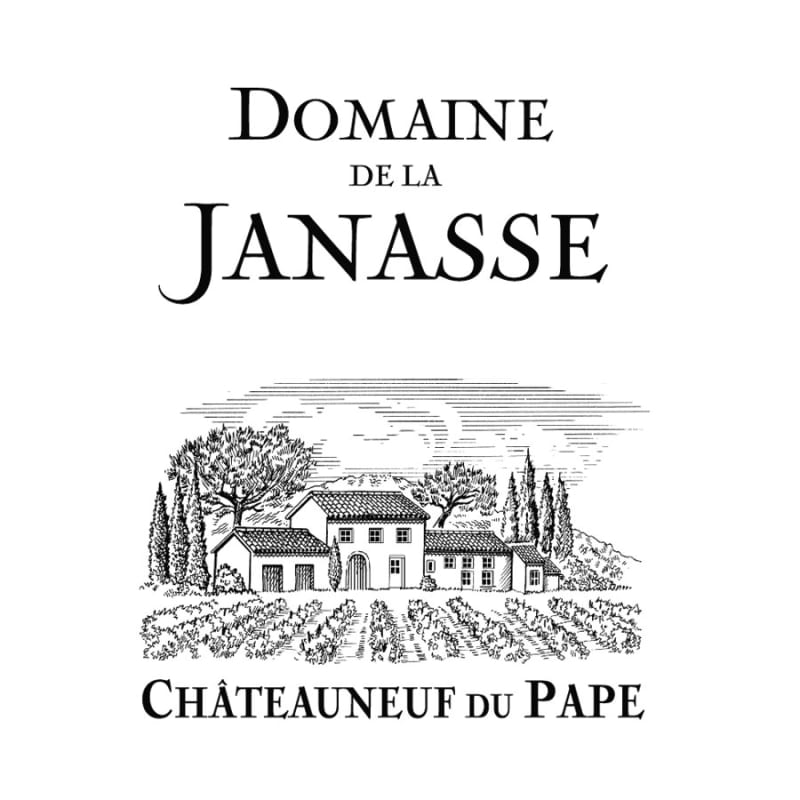 Domaine de la Janasse Chateauneuf-du-Pape 2013 Front Label