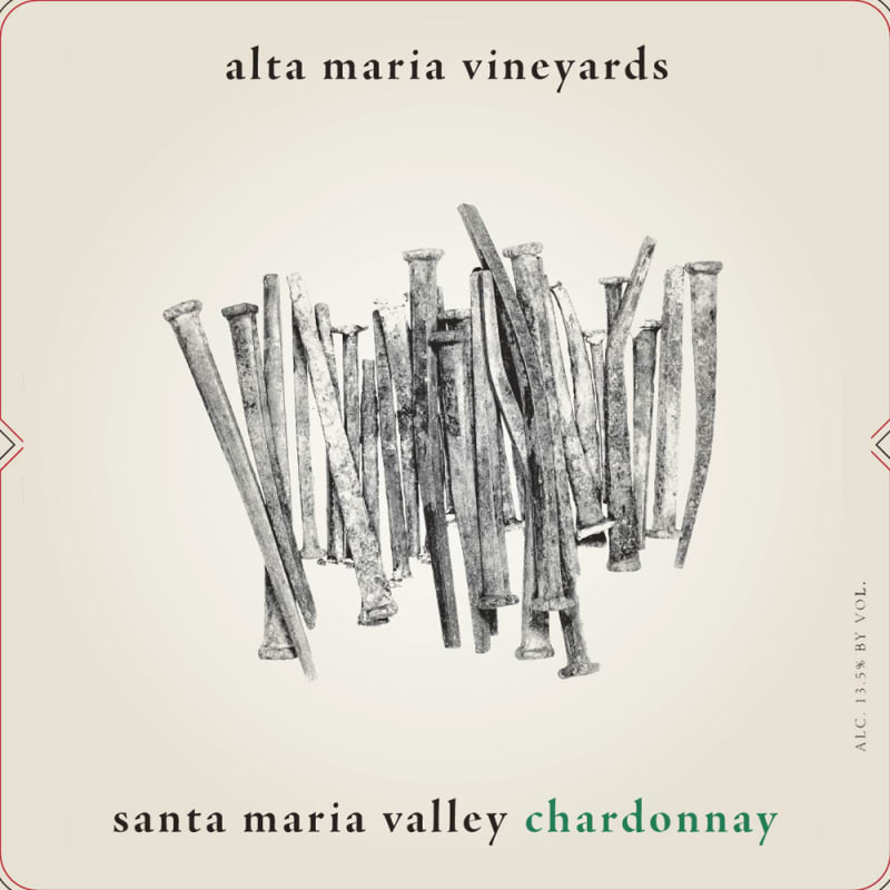 Alta Maria Chardonnay 2013 Front Label
