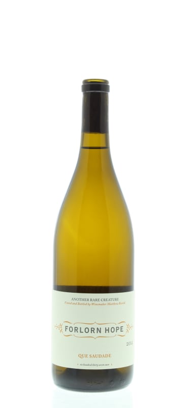 Forlorn Hope Que Saudade Verdelho 2014 Front Bottle Shot
