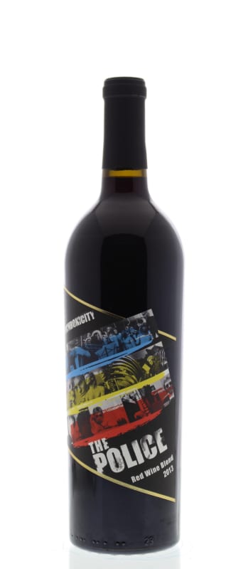 Wines That Rock The Police Synchronicity Red Wine Blend Front Bottle Shot