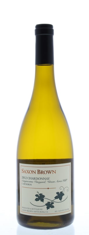 Saxon Brown Sangiacomo Green Acres Chardonnay 2012 Front Bottle Shot