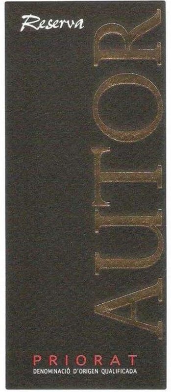 Rotllan Torra Autor Reserva 2010 Front Label