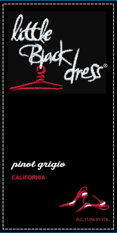 Little Black Dress Pinot Grigio 2010 Front Label