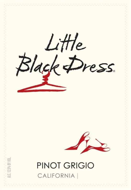 Little Black Dress Pinot Grigio 2012 Front Label
