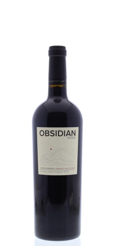 Obsidian Ridge Cabernet Sauvignon 2013 Front Bottle Shot