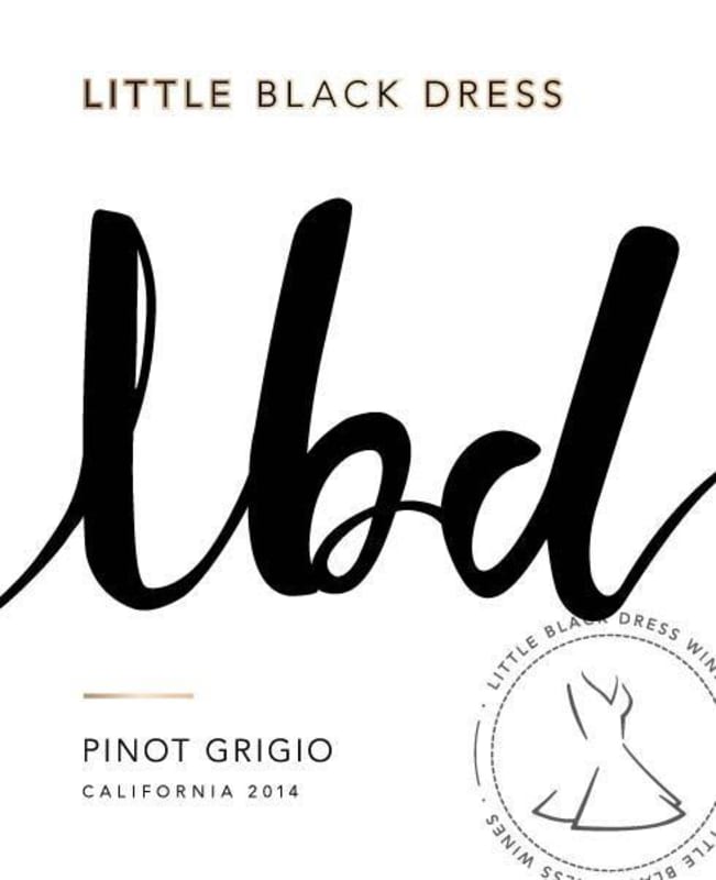 Little Black Dress Pinot Grigio 2014 Front Label