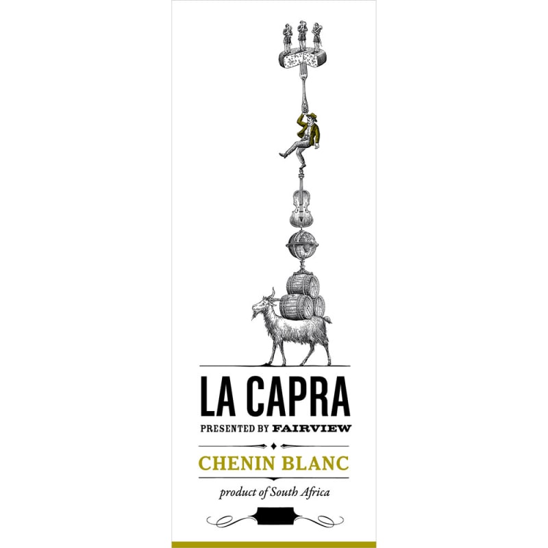 La Capra Chenin Blanc 2015 Front Label