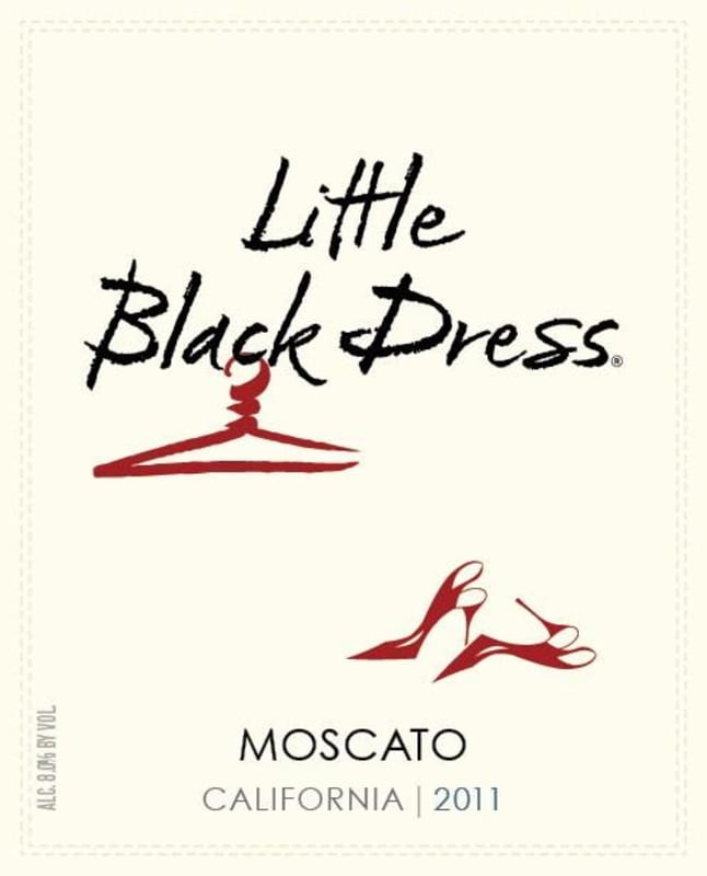 Little Black Dress Moscato 2011 Front Label