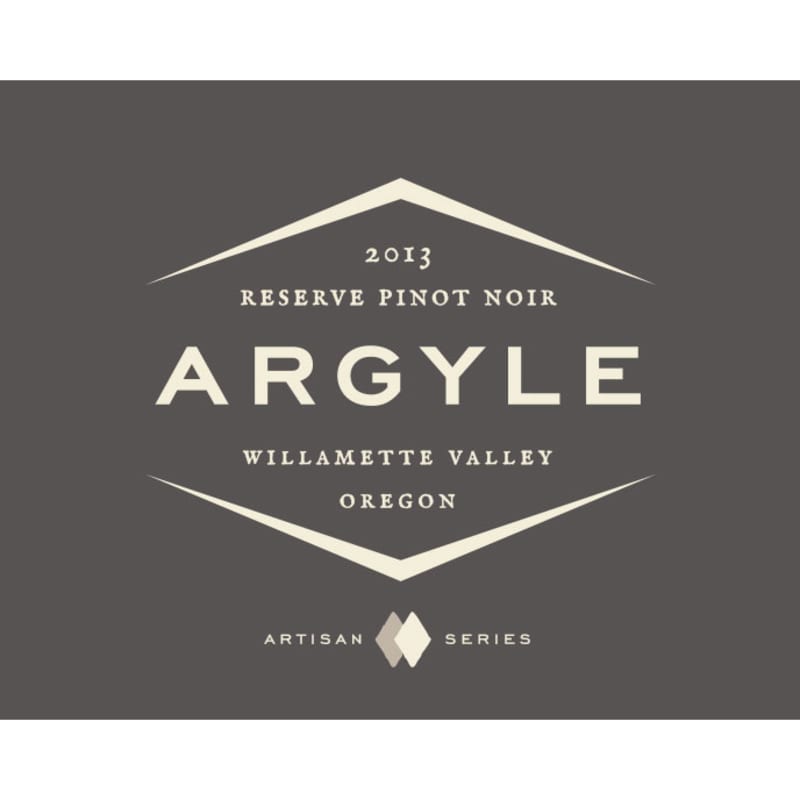 Argyle Reserve Pinot Noir 2013 Front Label