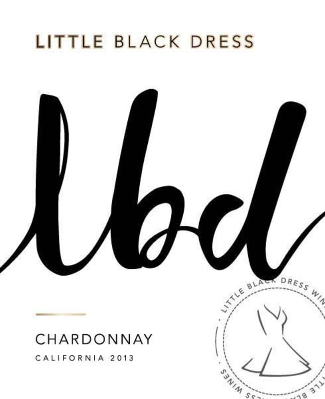Little Black Dress Chardonnay 2013 Front Label