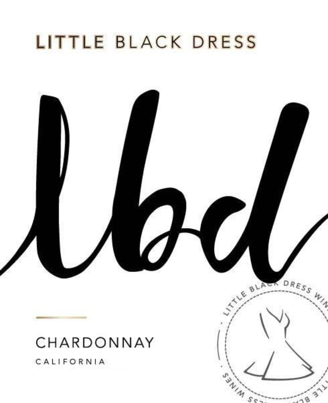 Little Black Dress Chardonnay 2014 Front Label