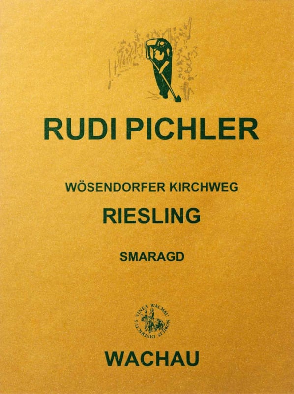 Rudi Pichler Wosendorfer Kirchweg Smaragd Riesling 2014 Front Label
