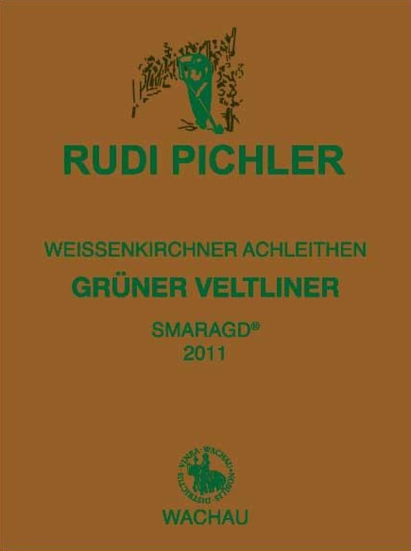 Rudi Pichler Weissenkirchner Achleithen Smaragd Gruner Veltliner 2011 Front Label