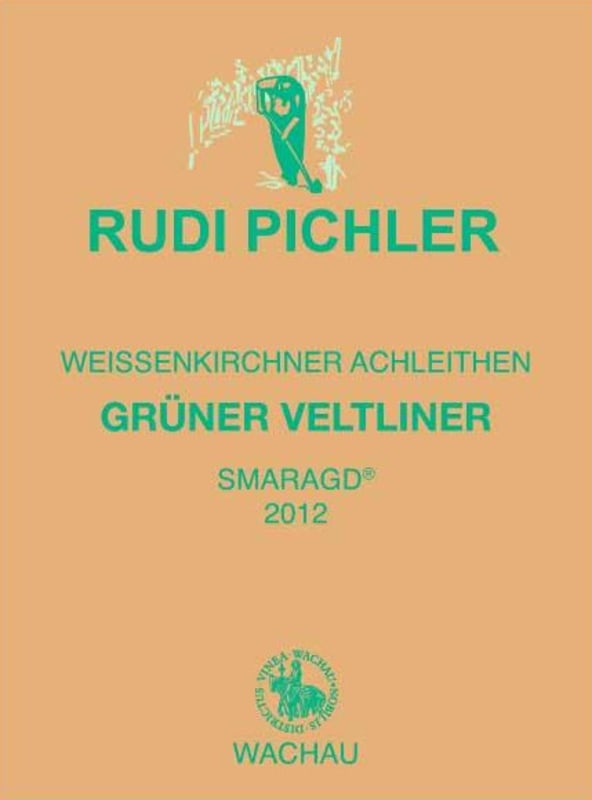 Rudi Pichler Weissenkirchner Achleithen Smaragd Gruner Veltliner 2012 Front Label