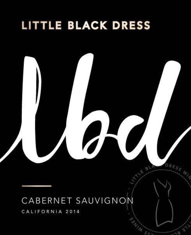 Little Black Dress Cabernet Sauvignon 2014 Front Label