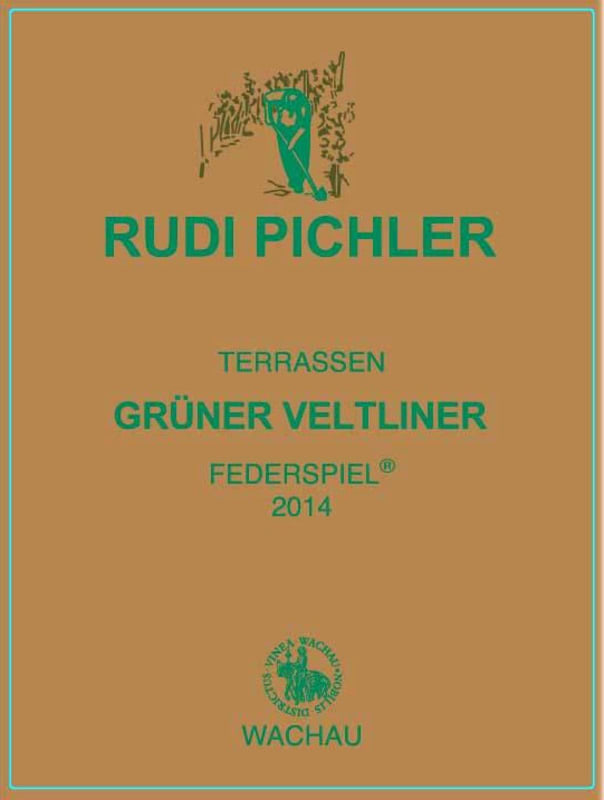 Rudi Pichler Terrassen Federspiel Gruner Veltliner 2014 Front Label