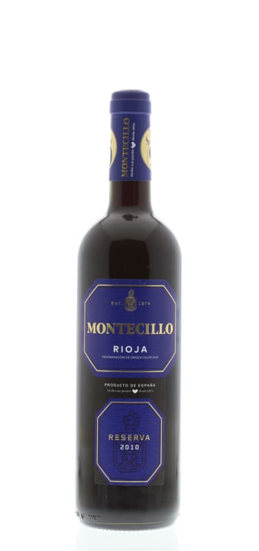 Bodegas Montecillo Rioja Reserva 2010 Front Bottle Shot