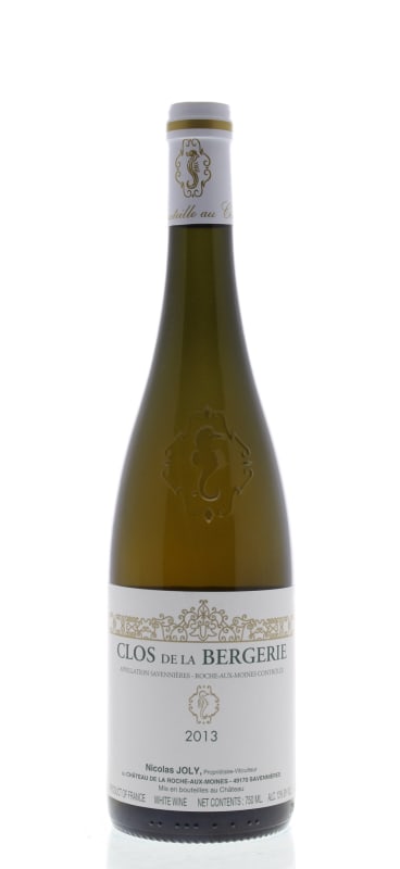 Nicolas Joly Savennieres Clos de La Bergerie 2013 Front Bottle Shot