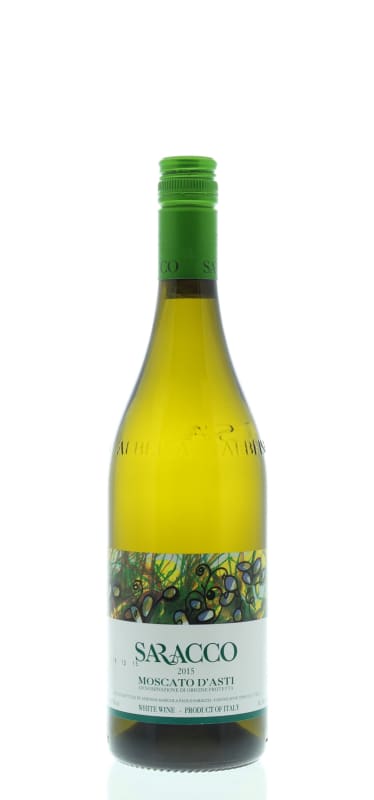 Saracco Moscato d'Asti 2015 Front Bottle Shot