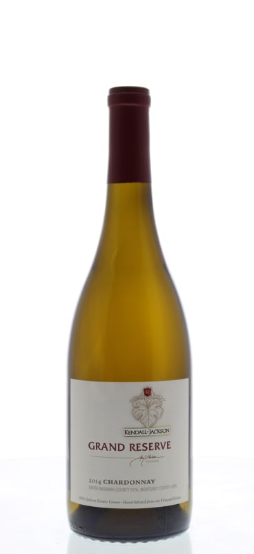 Kendall-Jackson Grand Reserve Chardonnay 2014 Front Bottle Shot