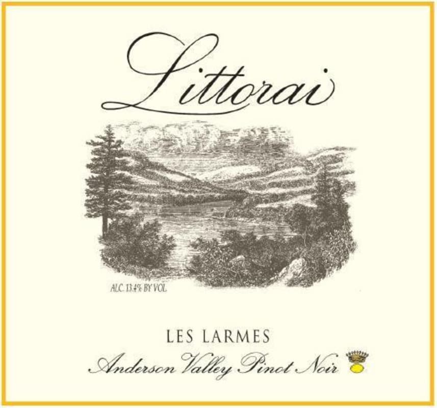 Littorai Les Larmes Pinot Noir 2014 Front Label