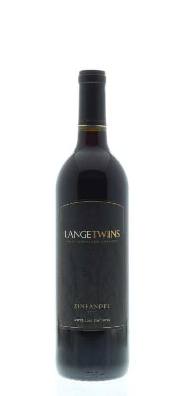 LangeTwins Estate Old Vine Zinfandel 2013 Front Bottle Shot
