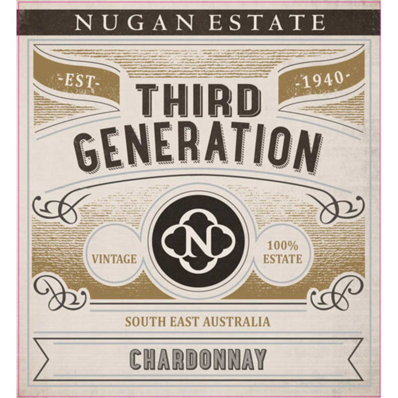 Nugan Estate Third Generation Chardonnay 2014 Front Label