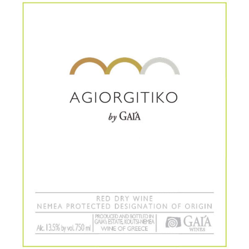 Gaia Agiorgitiko 2014 Front Label