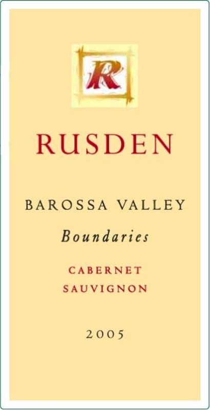 Rusden Cabernet Sauvignon 2005 Front Label