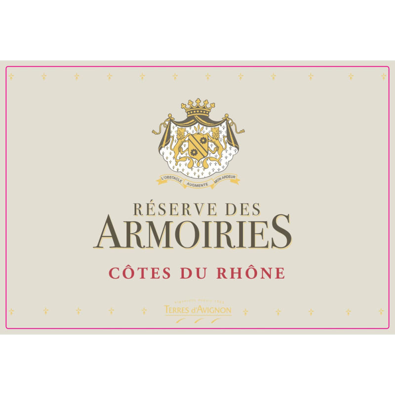 Terres d'Avignon Cuvee Kermit Lynch Cotes du Rhone 2014 Front Label