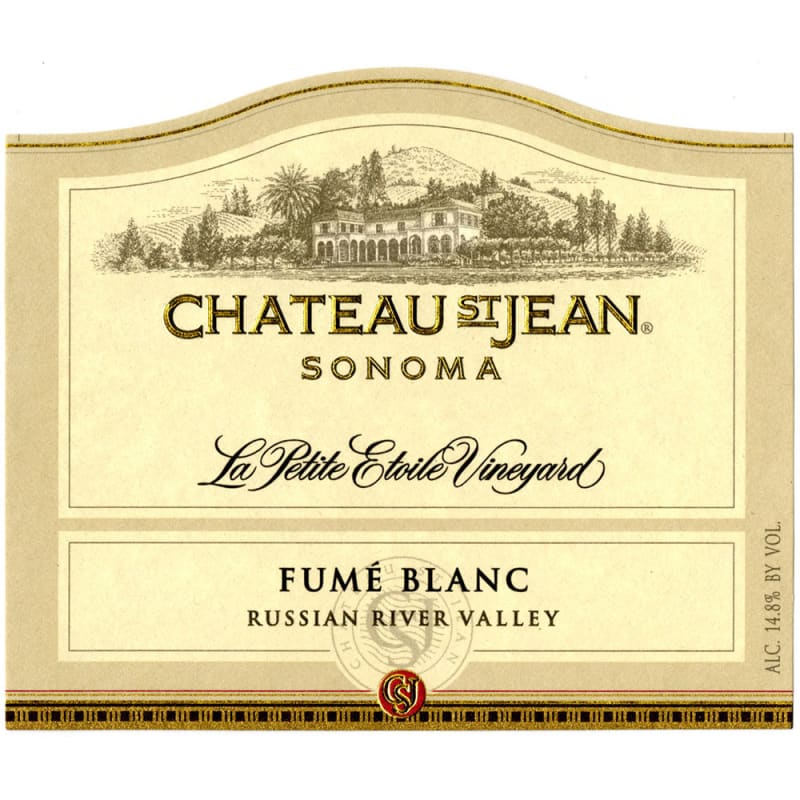 Chateau St. Jean La Petite Etoile Fume Blanc 2012 Front Label