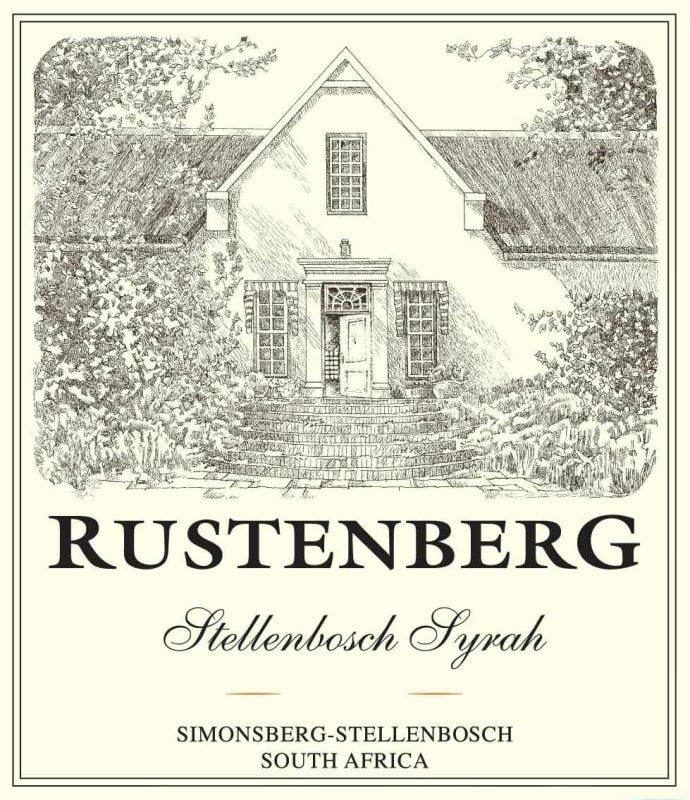 Rustenberg Syrah 2009 Front Label