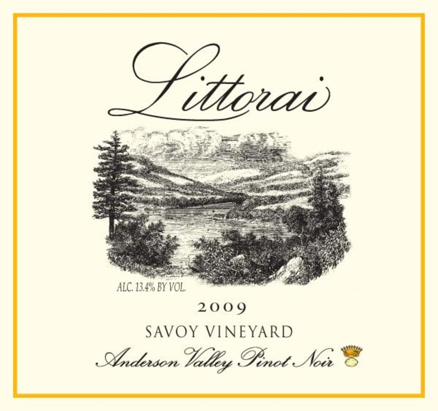 Littorai Savoy Vineyard Pinot Noir 2009 Front Label