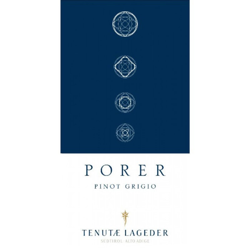 Alois Lageder Porer Pinot Grigio 2014 Front Label