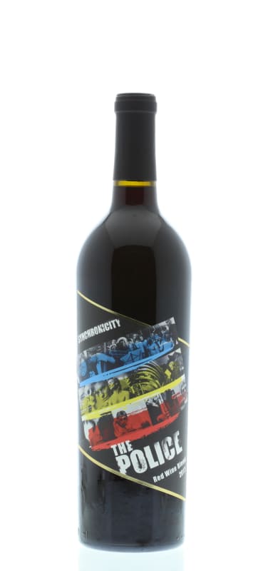 Wines That Rock The Police Synchronicity Red Wine Blend 2013 Front Bottle Shot