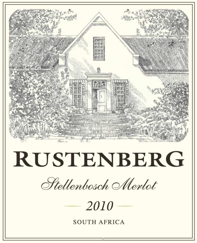 Rustenberg Merlot 2010 Front Label