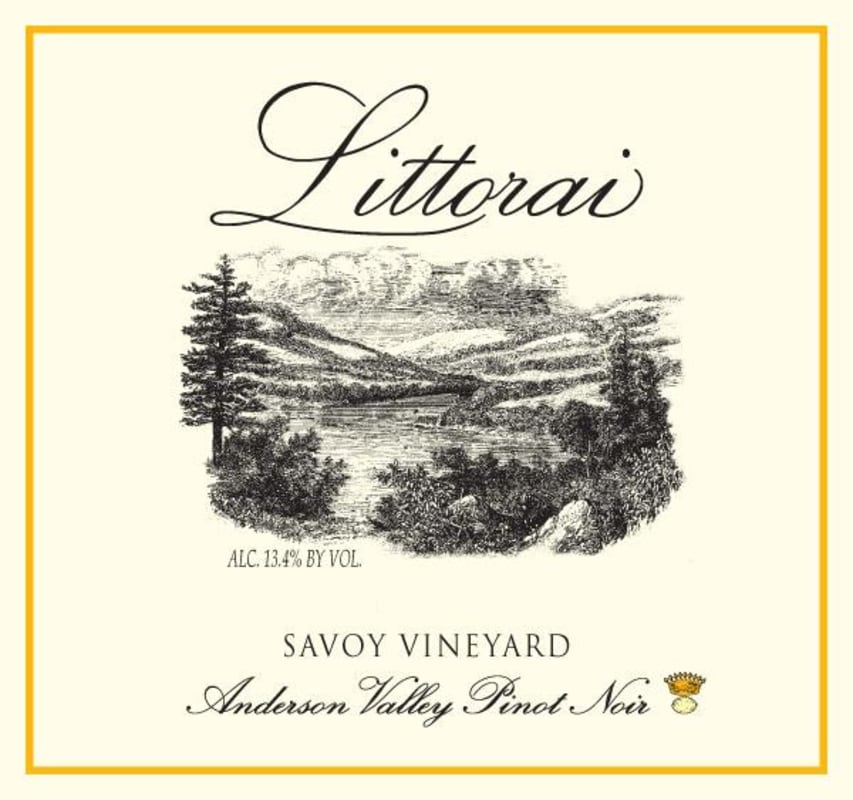 Littorai Savoy Vineyard Pinot Noir 2013 Front Label