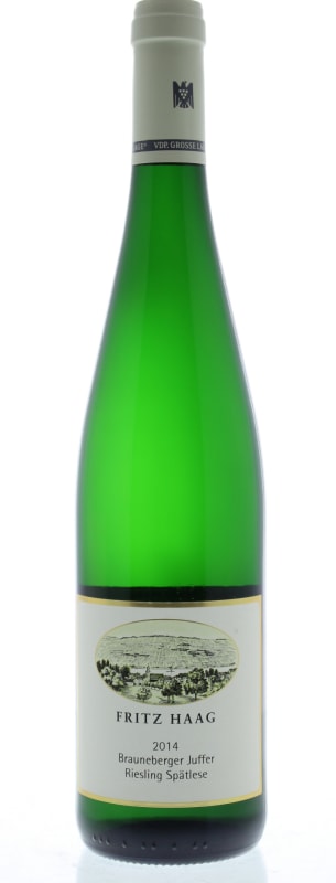 Fritz Haag Brauneberger Juffer Riesling Spatlese 2014 Front Bottle Shot