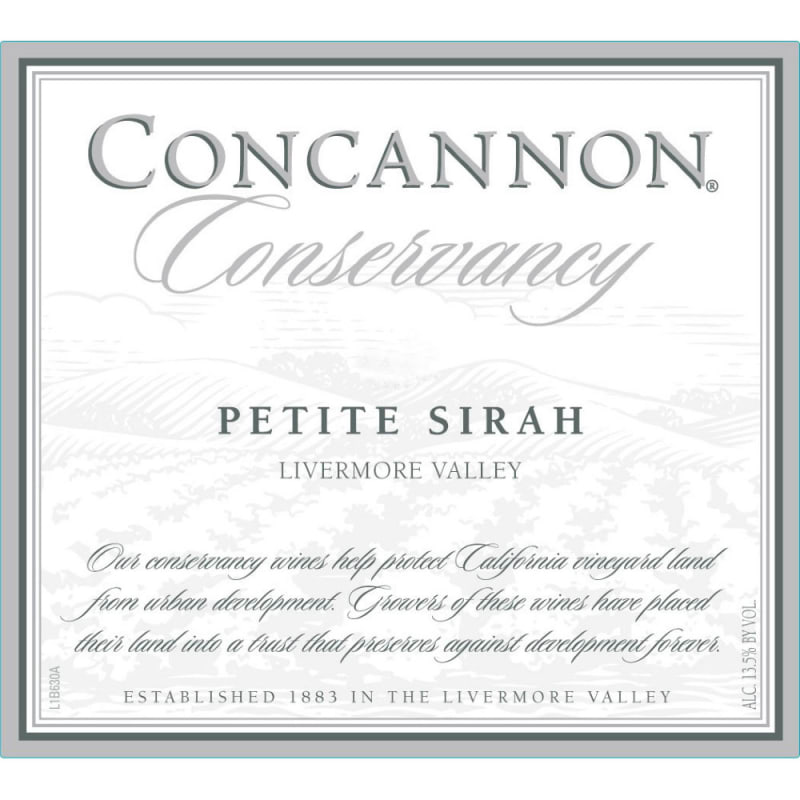 Concannon Conservancy Petite Sirah 2013 Front Label