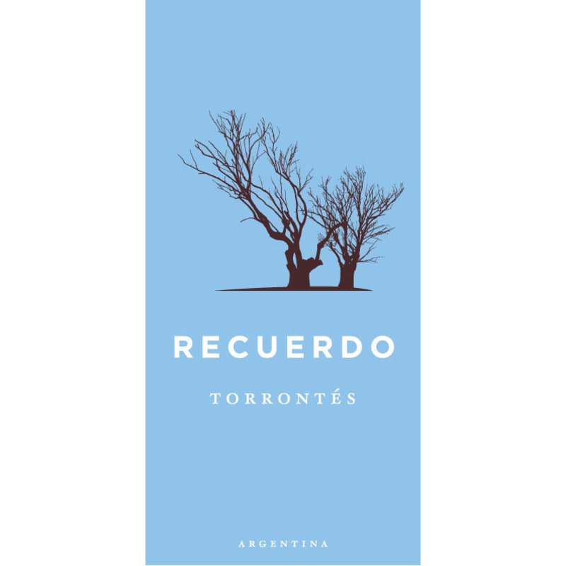 Recuerdo Torrontes 2014 Front Label