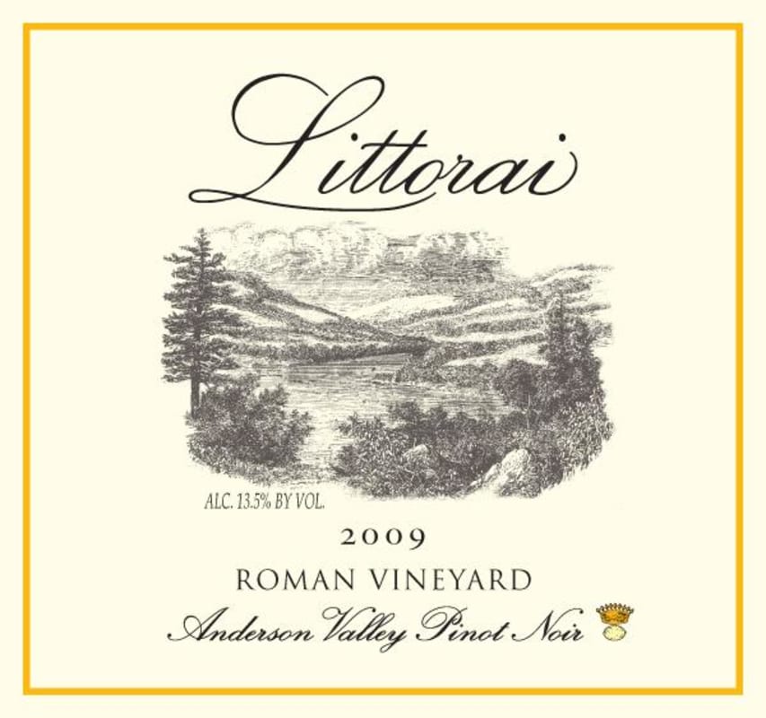Littorai Roman Vineyard Pinot Noir 2009 Front Label