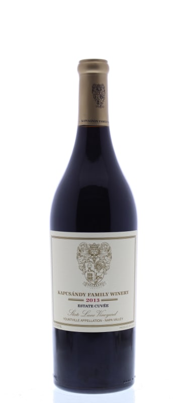 Kapcsandy Family Winery State Lane Vineyard Estate Cuvee 2013 Front Bottle Shot