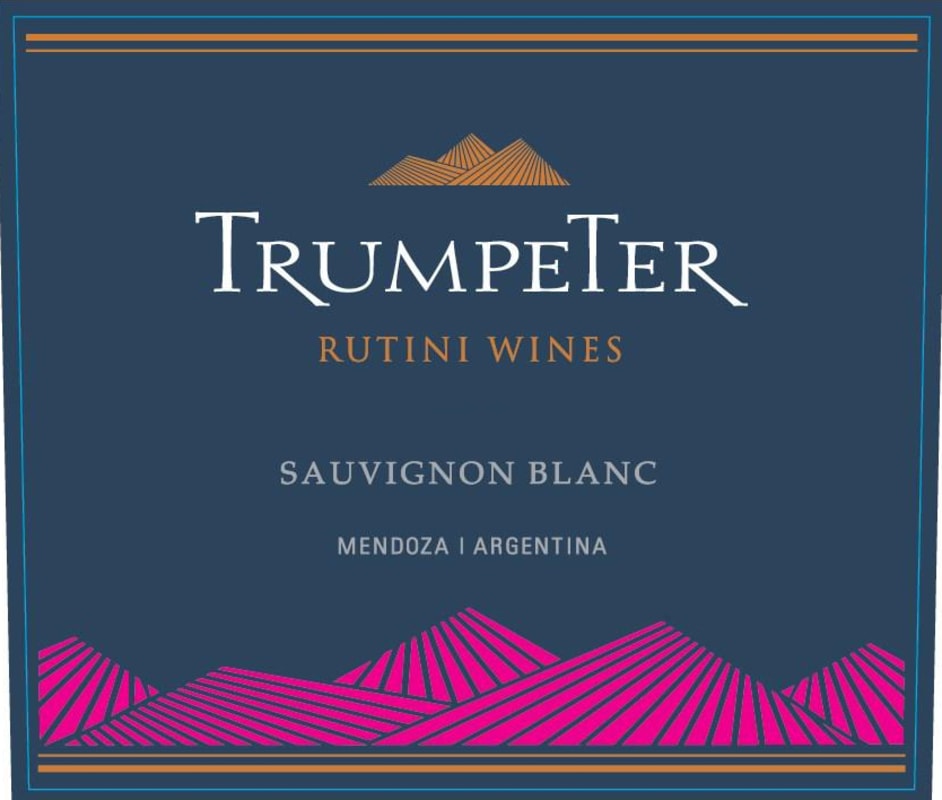 Rutini Trumpeter Sauvignon Blanc 2016 Front Label