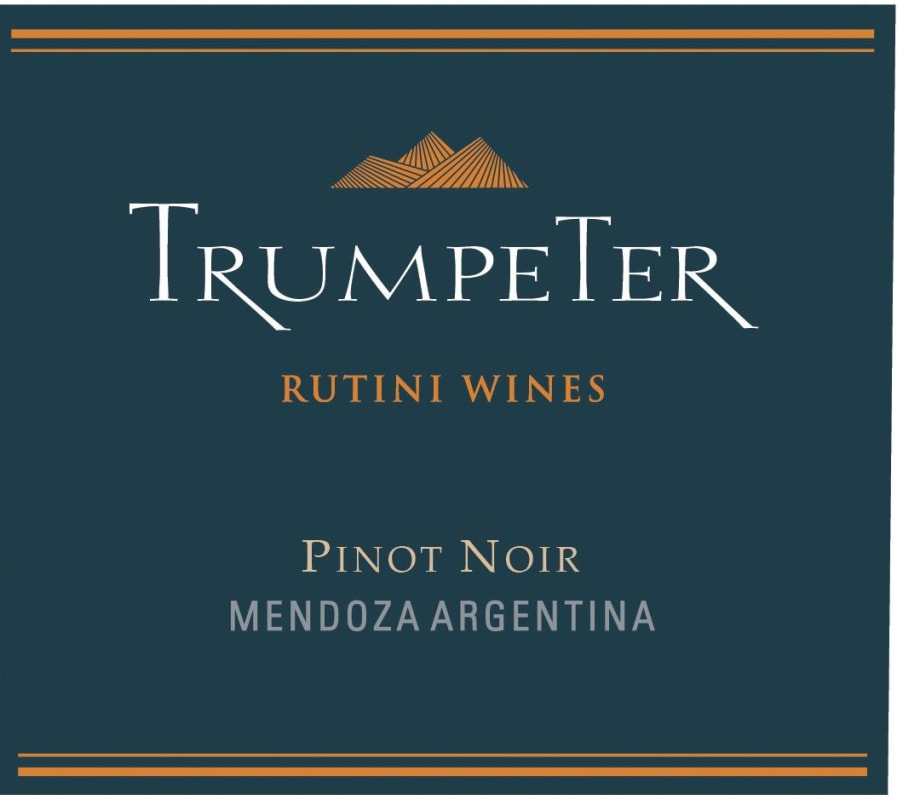 Rutini Trumpeter Pinot Noir 2013 Front Label