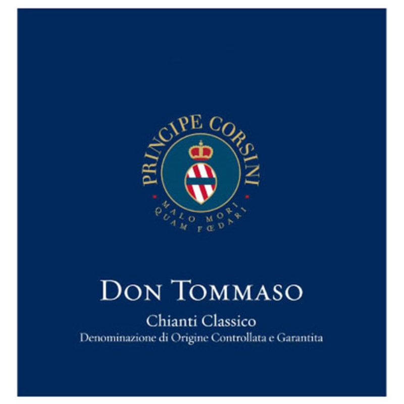 Le Corti Don Tommaso Chianti Classico 2007 Front Label