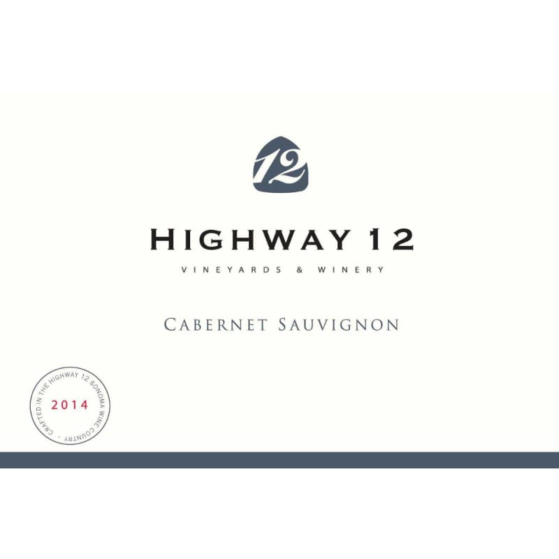 Highway 12 Cabernet Sauvignon 2014 Front Label